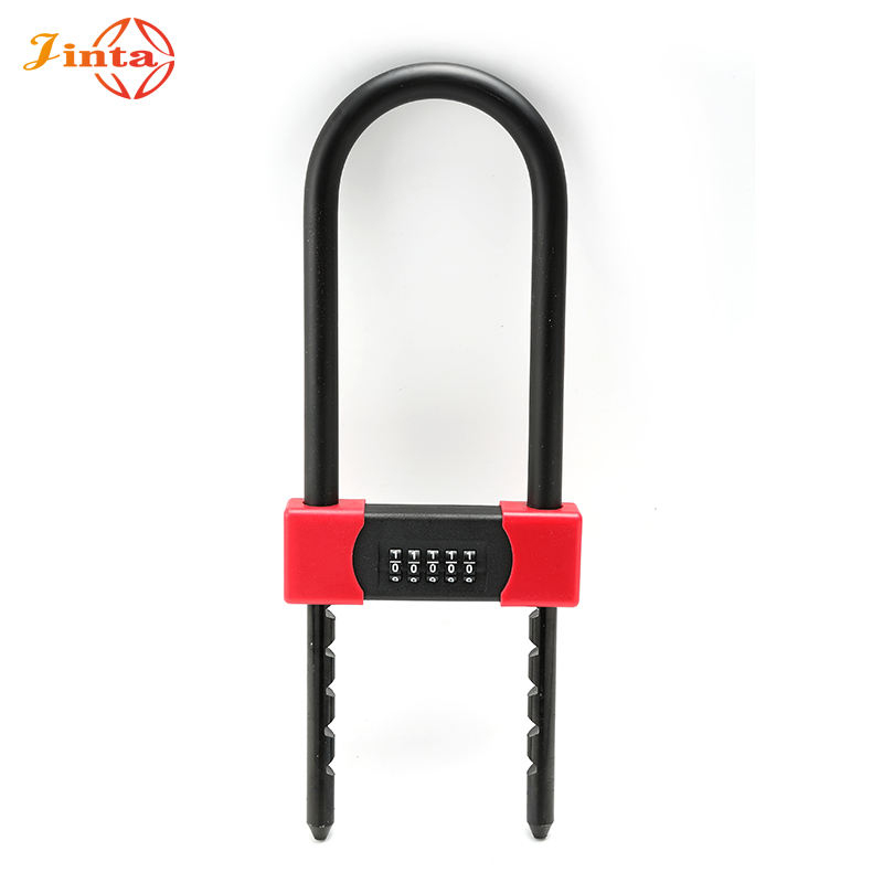 Заводская поставка Jinta 5-значный комбинированный противоугонный замок U-Lock для велосипеда, мотоцикла, электронного скутера